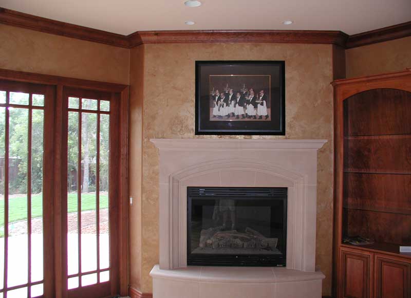 Stained Bookcase, Crown & Doors