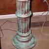 Patina lamp base