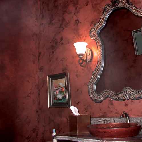 Red Bathroom
